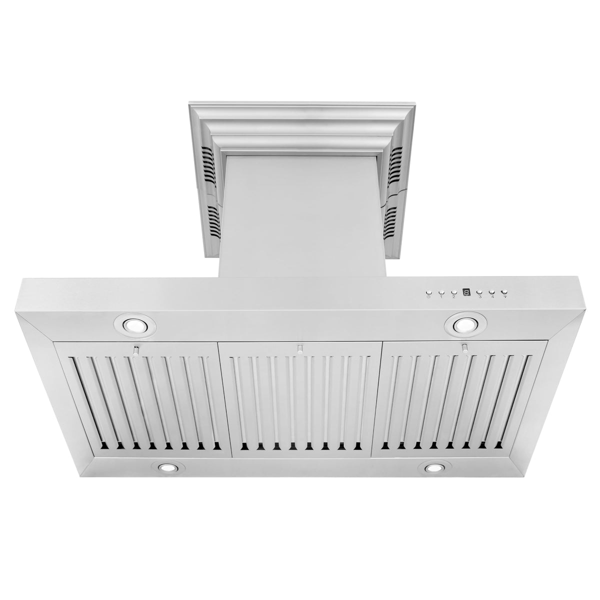 ZLINE - 36 inches - Externally Vented - Island Range Hood - Stainless Steel