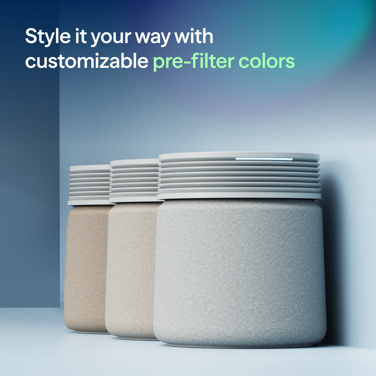 Blueair - Blue Signature Smart Air Purifier for Large Rooms up to 3385 ft² - Nordic Fog