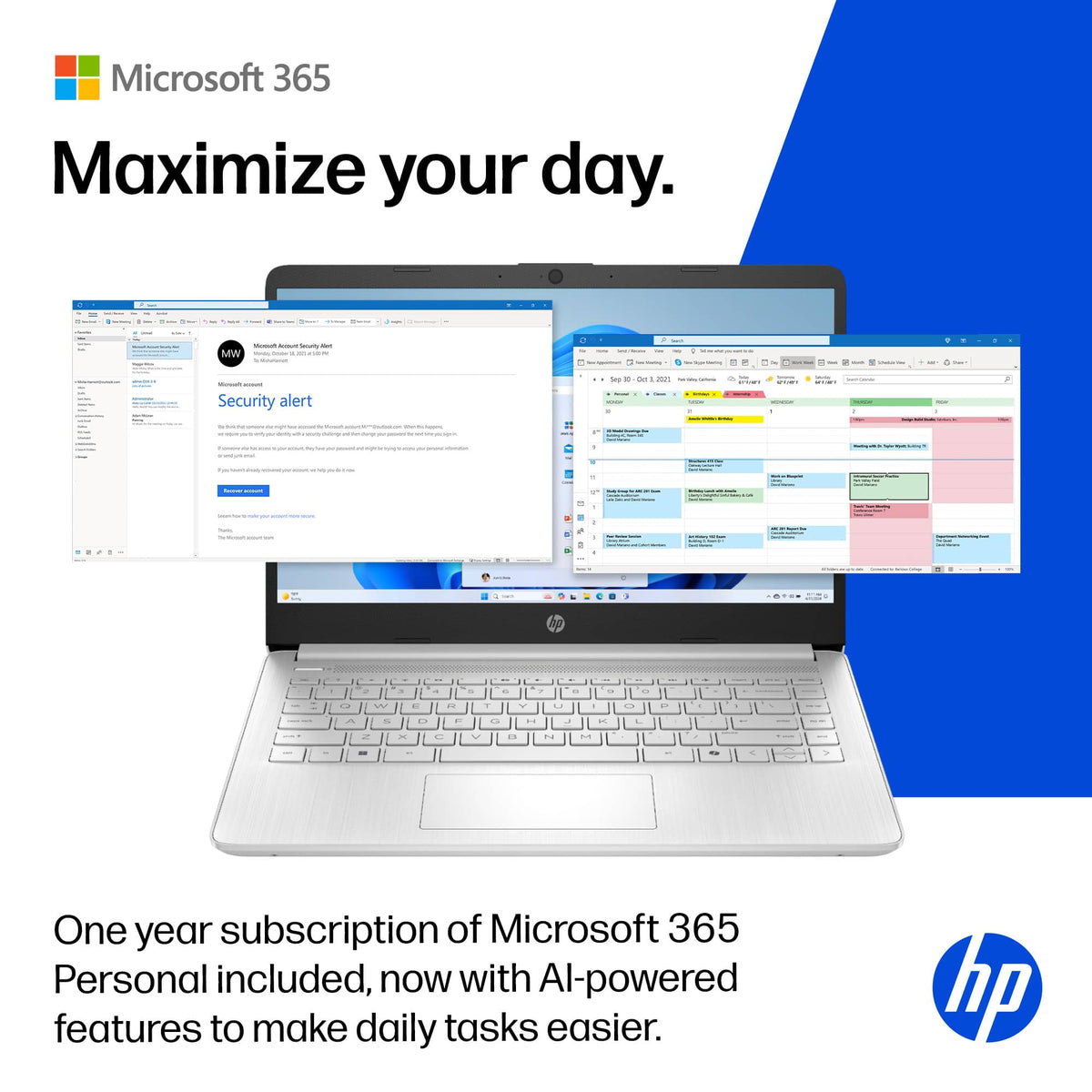 HP - 14" Laptop - Intel N150 Processor - 4GB Memory - 128GB UFS - Natural Silver