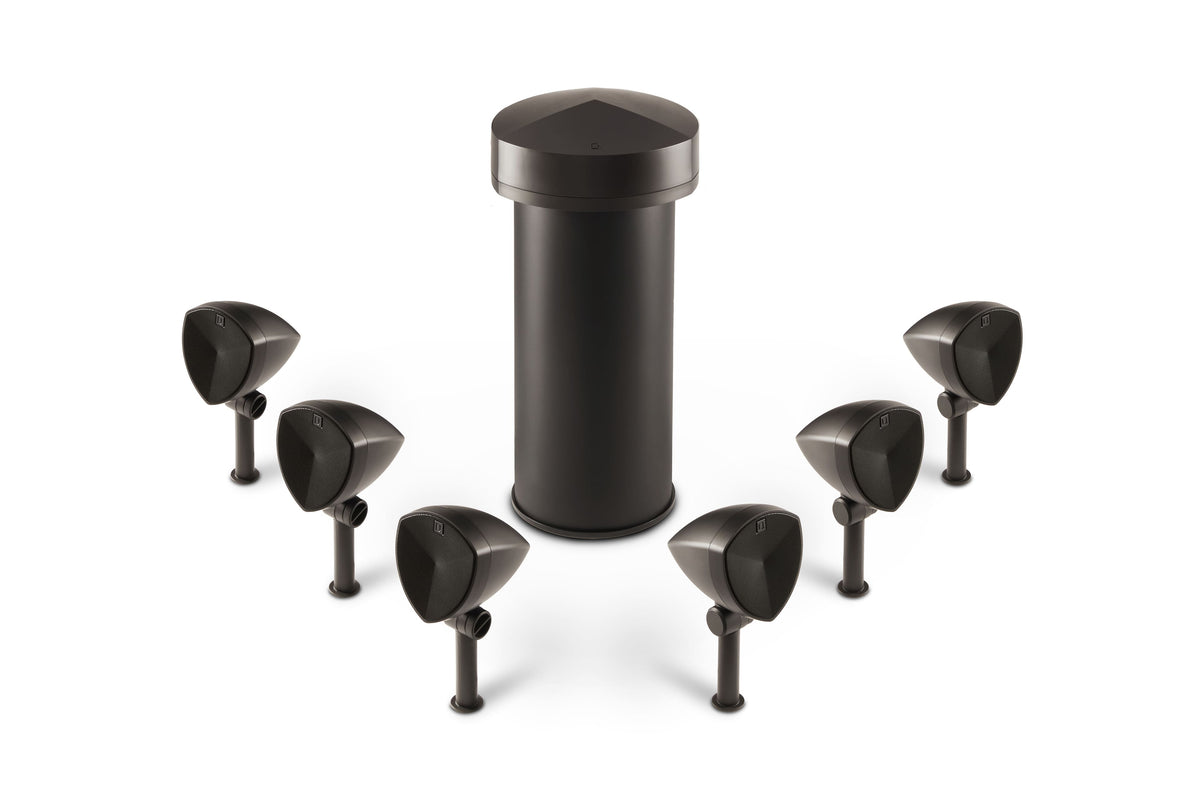 Definitive Technology - Dymension 4" Outdoor Landscape 6 Speaker System with 8" Subwoofer - Brown