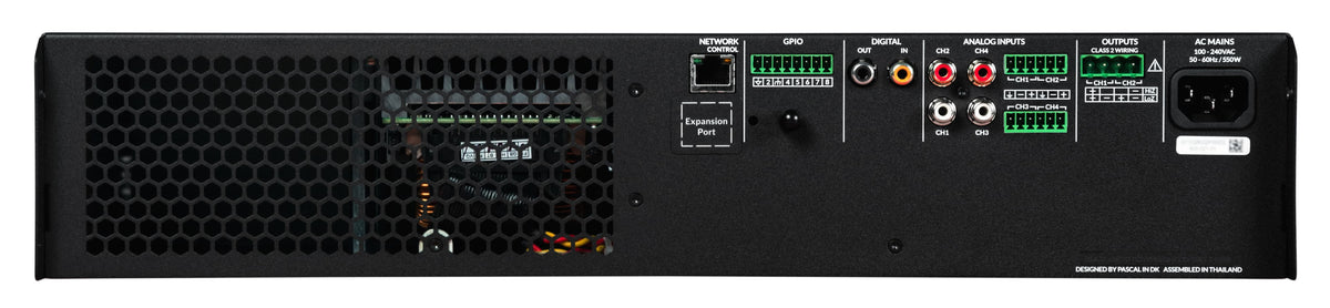 Sonance - Blaze PowerZone Connect 1502 – 1500 W DSP-enabled Class-D amplifier with 2 channels (Each) - Black