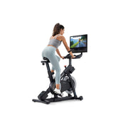NordicTrack - X24 Bike with Pivoting 24" Touchscreen for a Best-In-Class Cycling Experience - Black