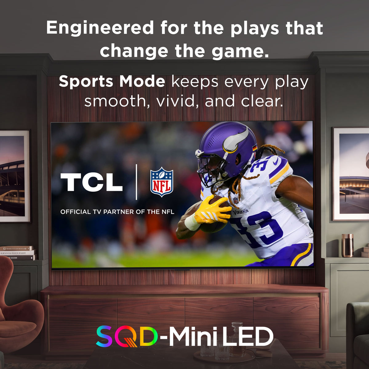 TCL - 75" Class QM7L Series 4K UHD HDR SQD-Mini LED Smart TV with Google TV with Gemini (2026)