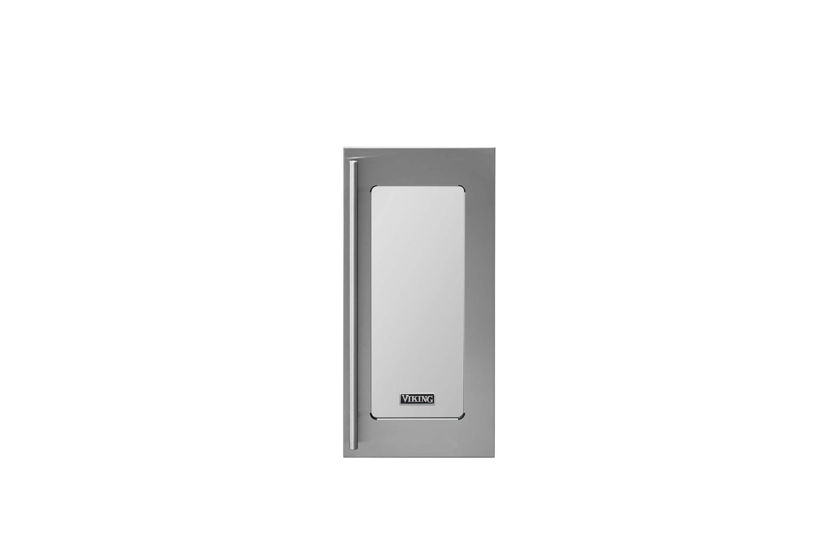 Viking - 15" Classic Glass Door Panel for Wine Cooler, for FWUI5152G - Stainless Steel