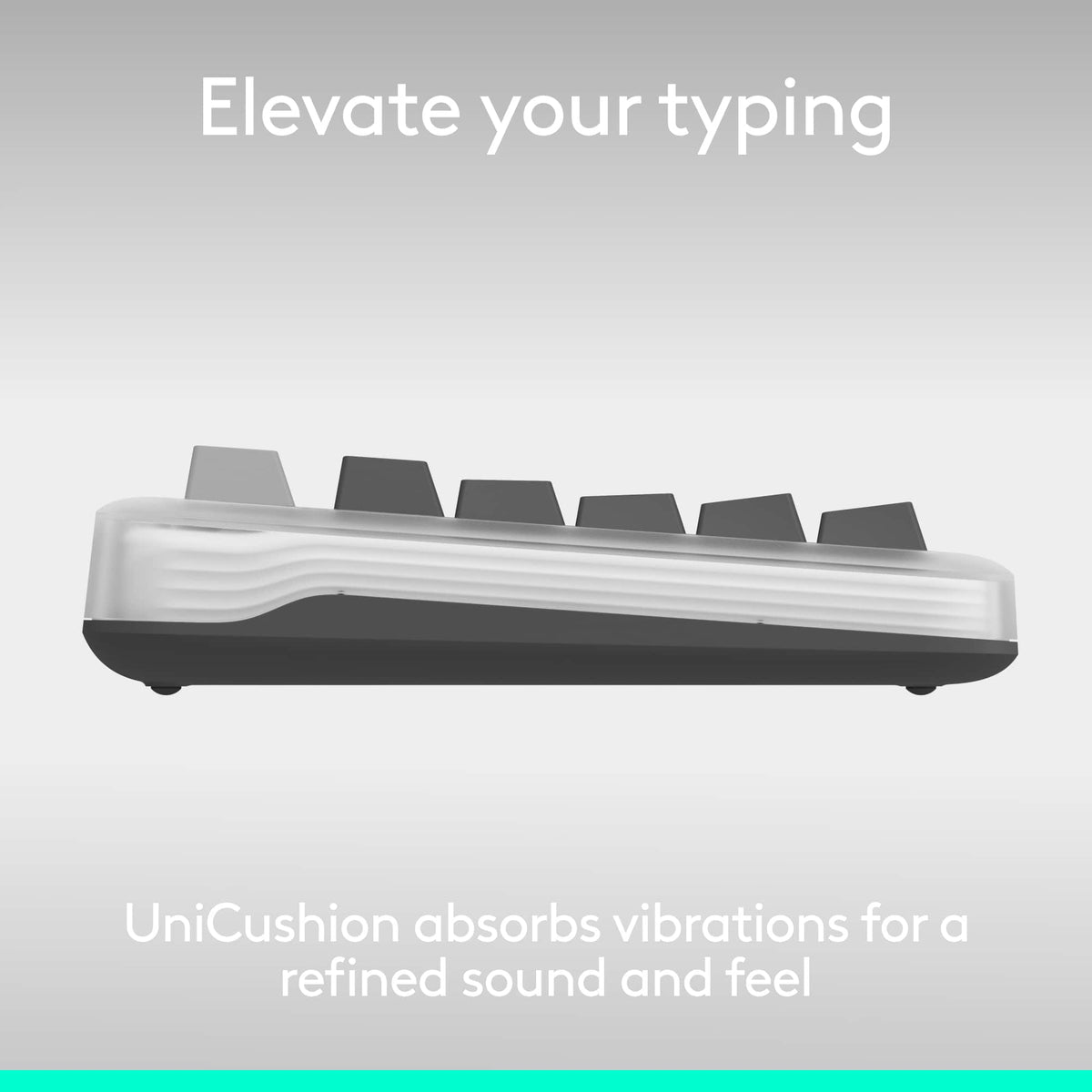 Logitech - Alto Keys K98M Full-size Wireless Mechanical keyboard with Backlit keys for PC, Mac, Laptops - Graphite