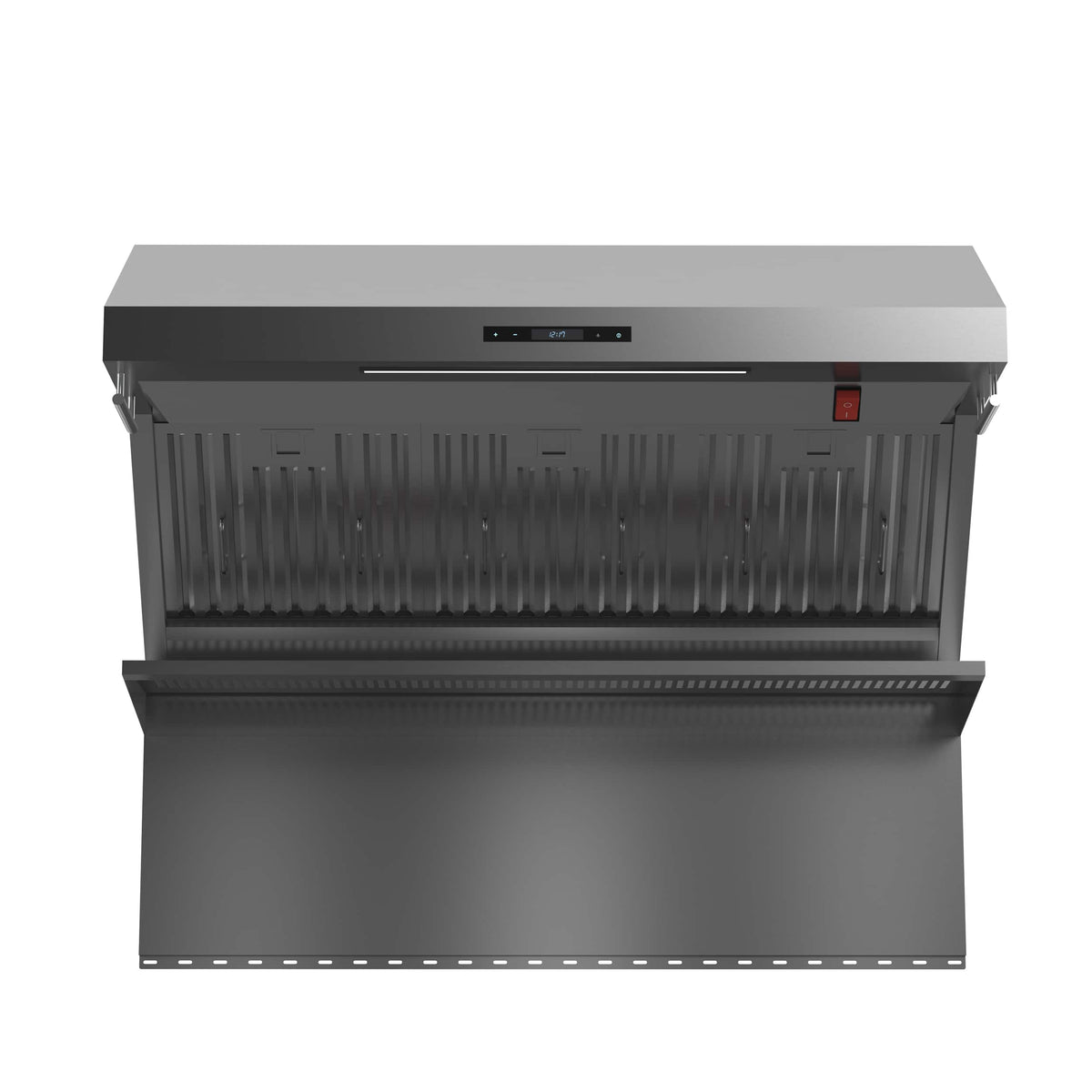 Forno Appliances - 48 inches - Externally Vented - Wall Range Hood - Silver