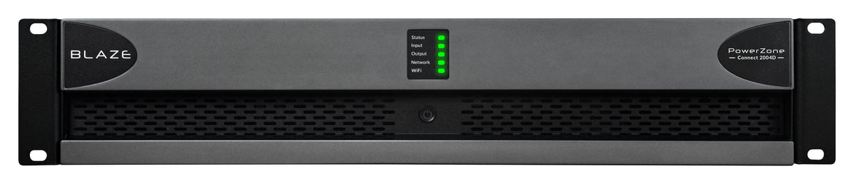 Sonance - Blaze PowerZone Connect 2004D – 2000 W DSP-enabled Class-D amplifier with 4 channels and Dante (Each) - Black