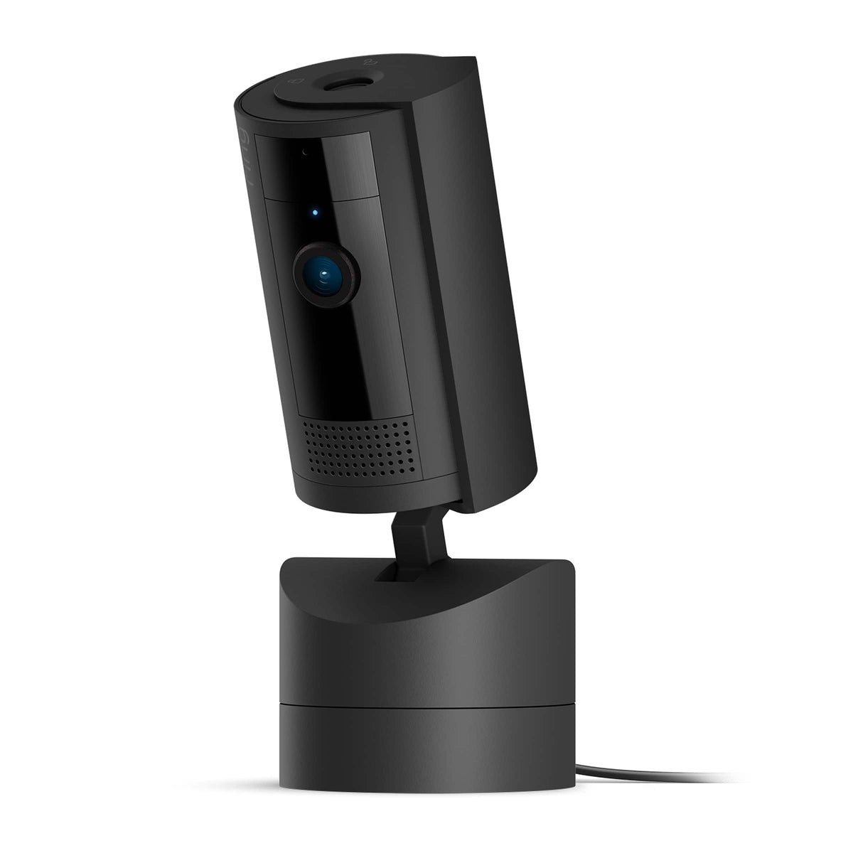 Ring - Pan-Tilt Indoor Security Cam with 360° Horizontal Pan Coverage, Live View & Two-Way Talk, and HD Video - Black