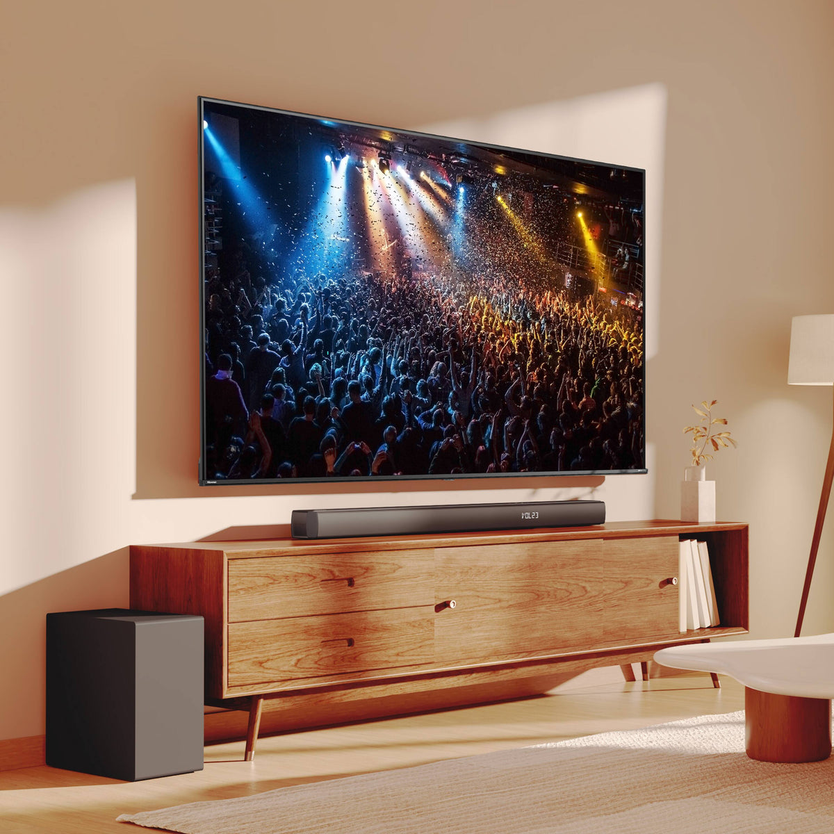 Hisense - 3.1 Channel 480W Soundbar with Wireless 6.5" Subwoofer (HS3100) - Black