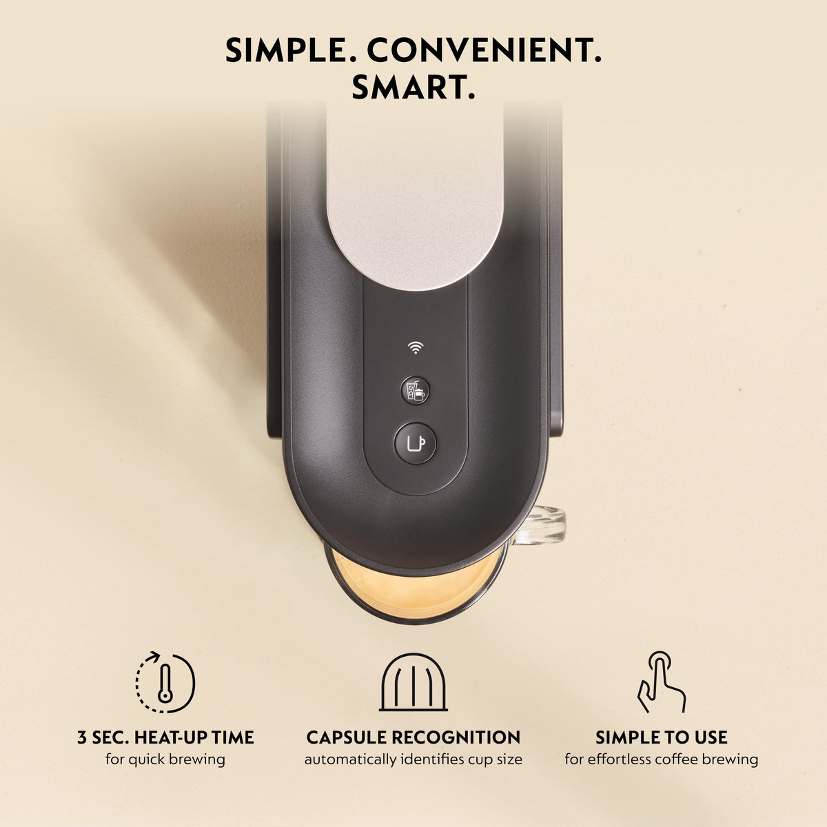 Nespresso - Vertuo UP Espreso Machine by Breville - Black
