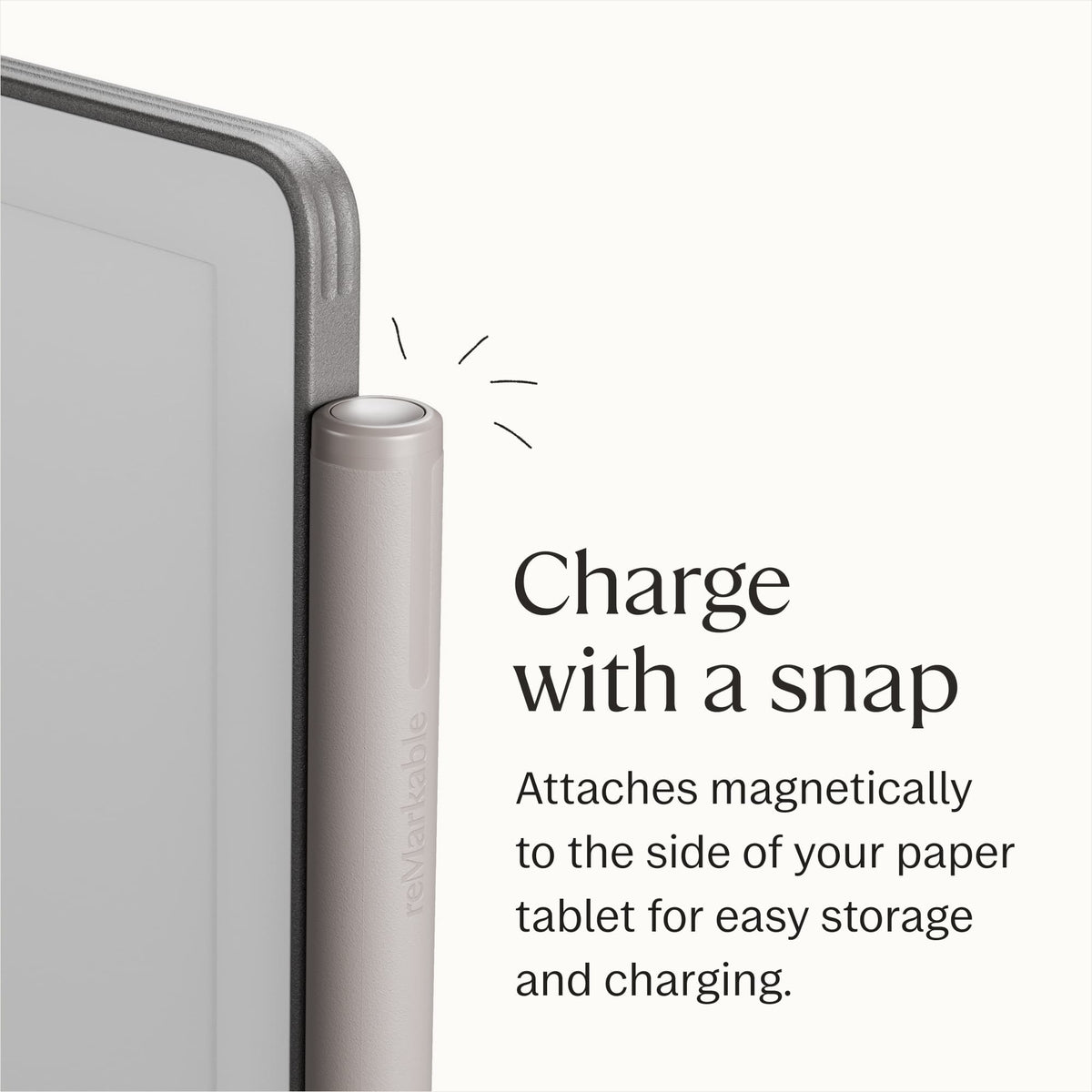 Marker for reMarkable Paper Pro, reMarkable Paper Pro Move, and reMarkable Paper Pure - Gray