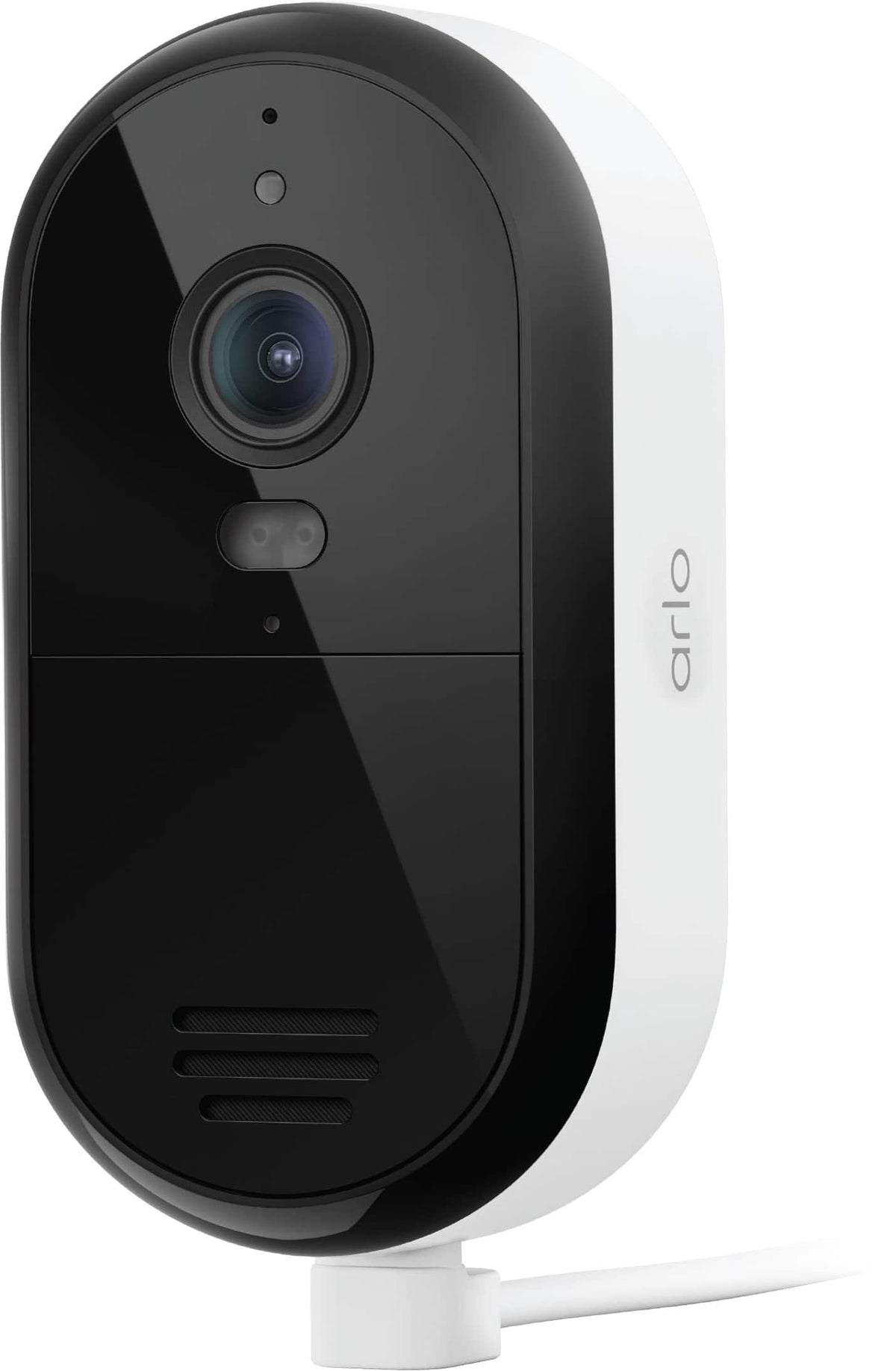 Arlo - Essential Outdoor Security Camera 2K (2025 Release) - Wired Plug-In Powered, 1-Cam - White
