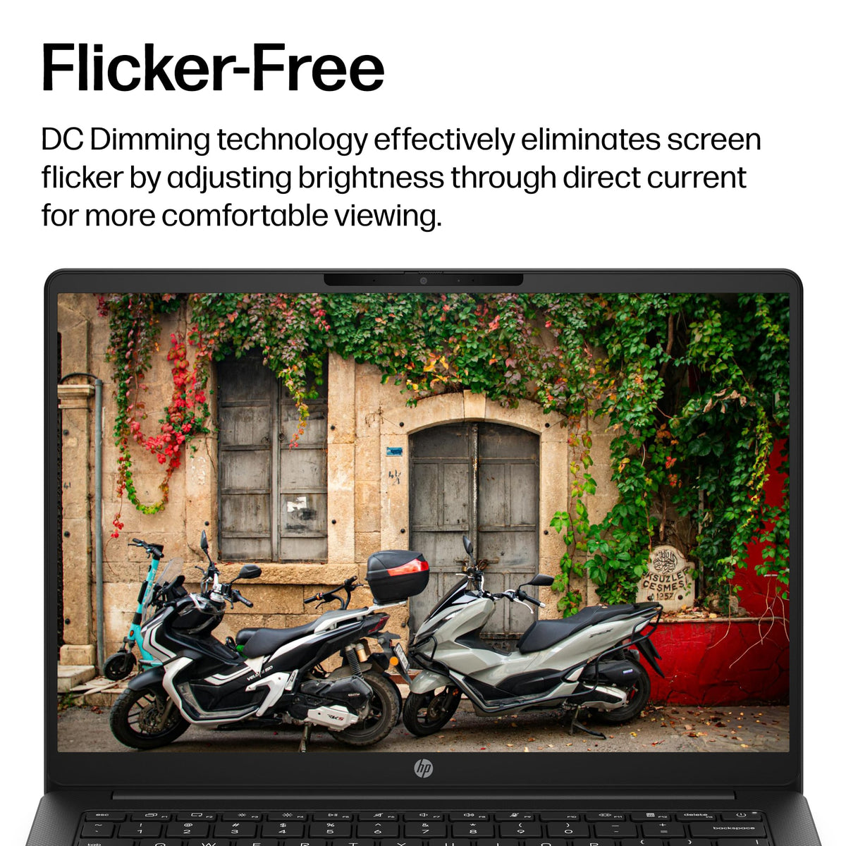 HP - OmniBook 3 - 14" 2K Touchscreen Laptop - Intel Core 3 304 (2026) - 8GB Memory - 128GB UFS - Jet Black