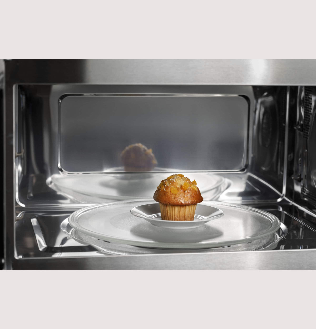 GE Profile - 1.7 Cu. Ft. Convection Built-In Microwave with Sensor Cooking and Fast Cook - Stainless Steel