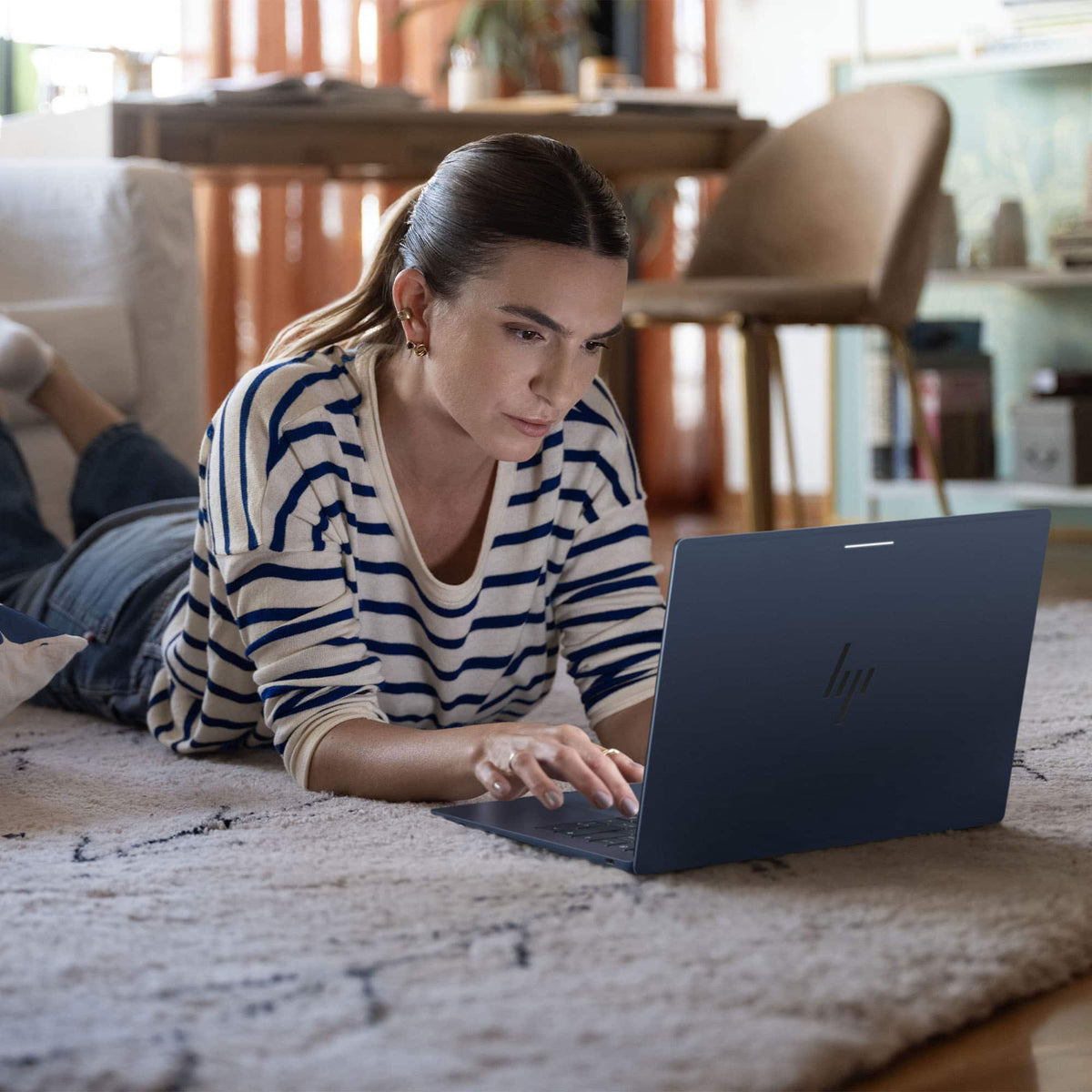 HP - 14" 3K OLED Touchscreen Googlebook - Snapdragon X Elite - 16GB Memory - 512GB SSD - Atmospheric Blue