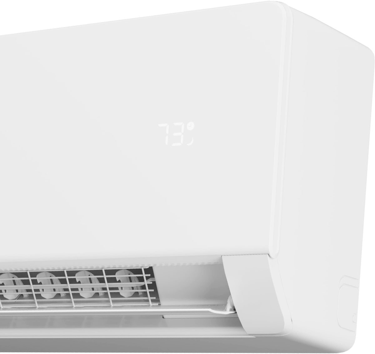 Keystone - Core 115V 400 Sq. Ft. 9,000 BTU Smart Mini Split Air Conditioner 10,000 BTU Heater - White