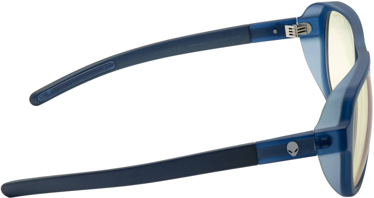 GUNNAR - Alienware Roswell Computer Glasses with Blue Light Reduction, Amber Lenses - Conspiracy Blue