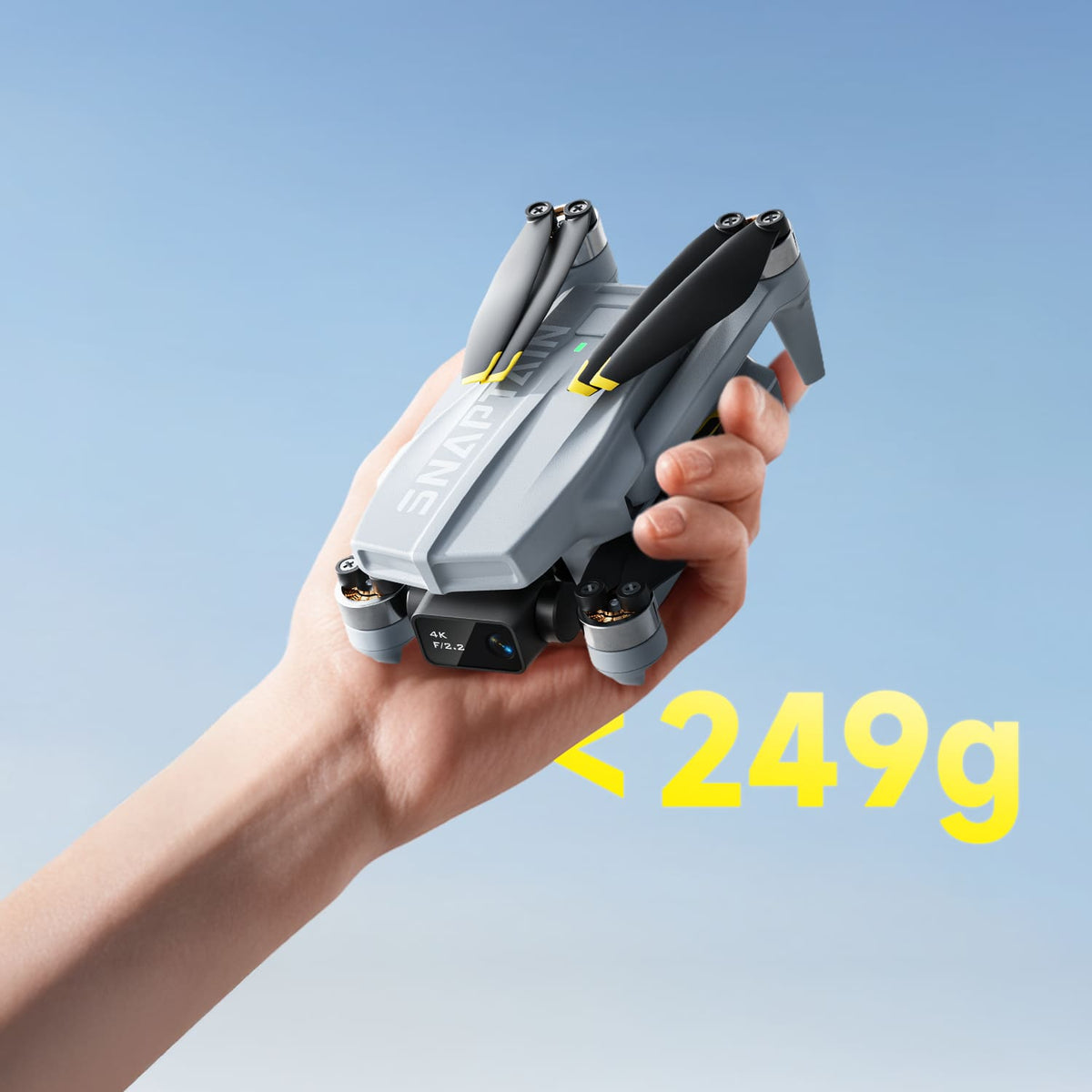 Snaptain - P10 4K Camera Drone with Remote Controller - Gray