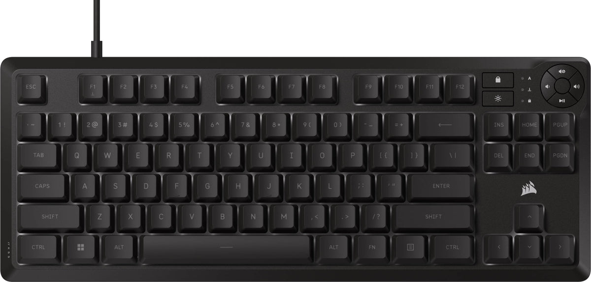 CORSAIR - K55 CORE TKL RGB Gaming Keyboard – 8-Zone RGB – Tenkeyless - Black
