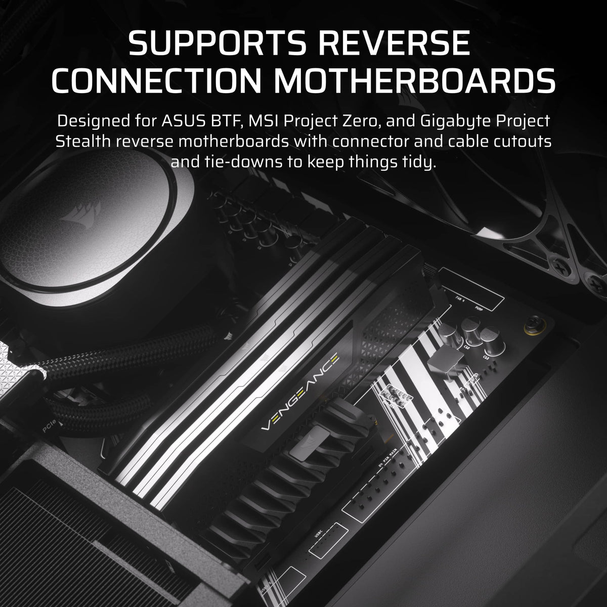 CORSAIR - FRAME 4000D RS ATX Mid-Tower PC Case - Black