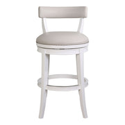 Taburete y asiento y respaldo tapizados