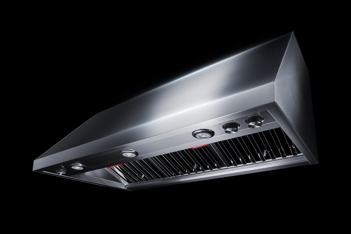 JennAir - 48 inches - Externally Vented - Wall Range Hood - Lustre Stainless