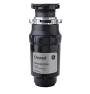 GE - 1/2 HP Continuous Feed Garbage Disposer - Black