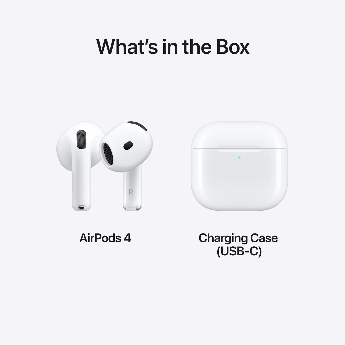 Apple - Geek Squad Certified Refurbished AirPods 4 - White