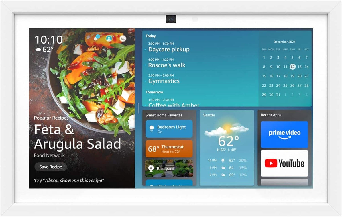 Amazon - Echo Show 15 Frame - White