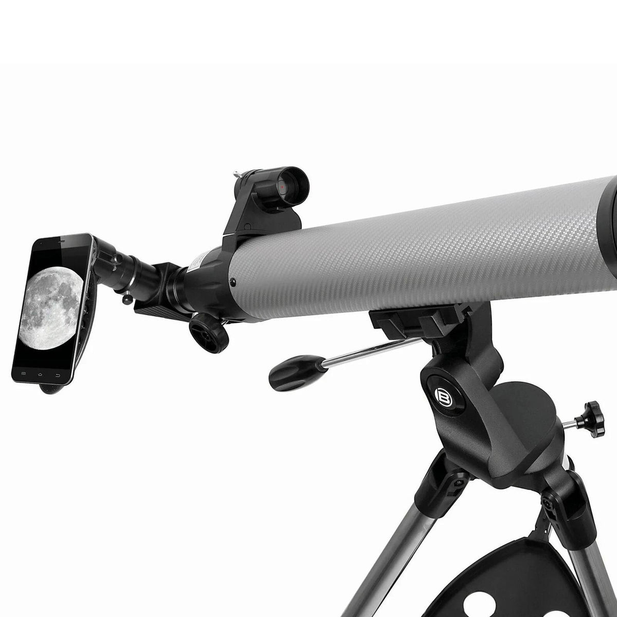 National Geographic - 70mm Refractor Telescope Adjustable Height Tripod - Silver