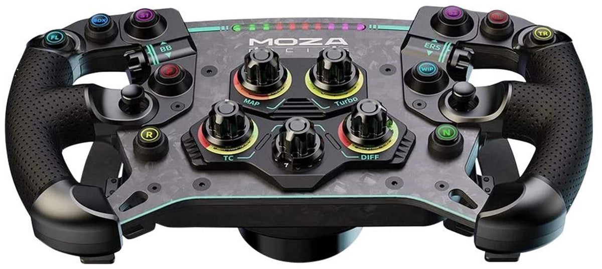 Moza Racing - GS V2P Sim Racing Formula Steering Wheel for Windows - Black