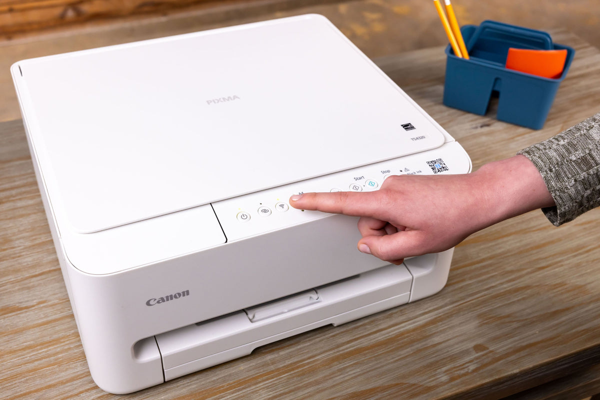 Canon - PIXMA TS4320 Wireless All-In-One Inkjet Printer - White