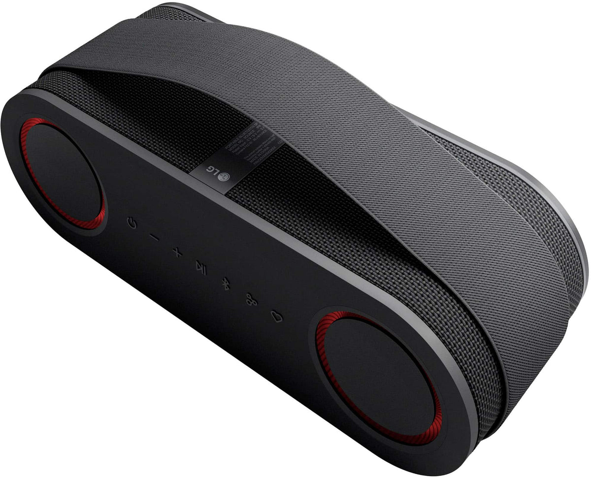 LG - xboom Bounce Portable Bluetooth Speaker - Black