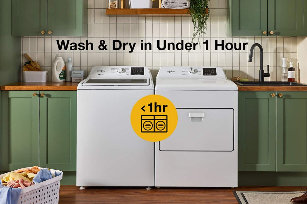 Whirlpool - 4.3 Cu. Ft. Top Load Impeller Washer with Quick Wash Cycle and Soft Close Glass Lid - White