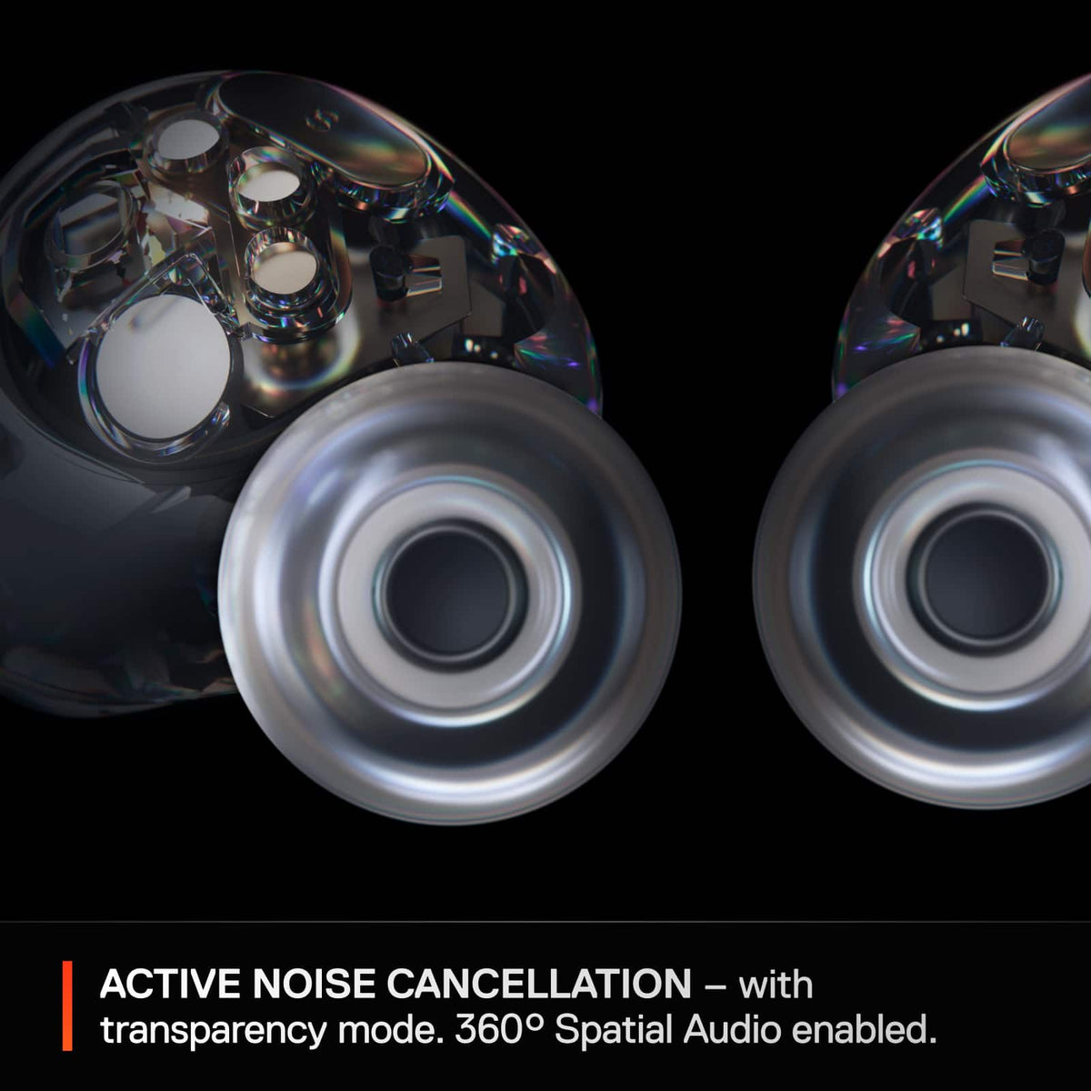 SteelSeries - Arctis GameBuds True Wireless Noise Cancelling Gaming Earbuds for PS5, PS4, PC, Switch, ROG Ally, Steam Deck - Black