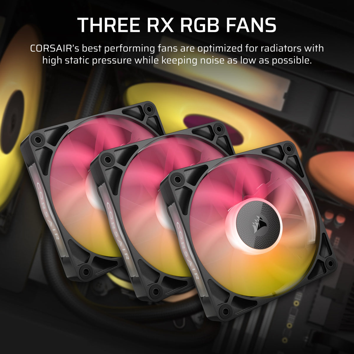 CORSAIR - iCUE LINK TITAN 360 RX Liquid CPU Cooler with RGB Lighting - Black