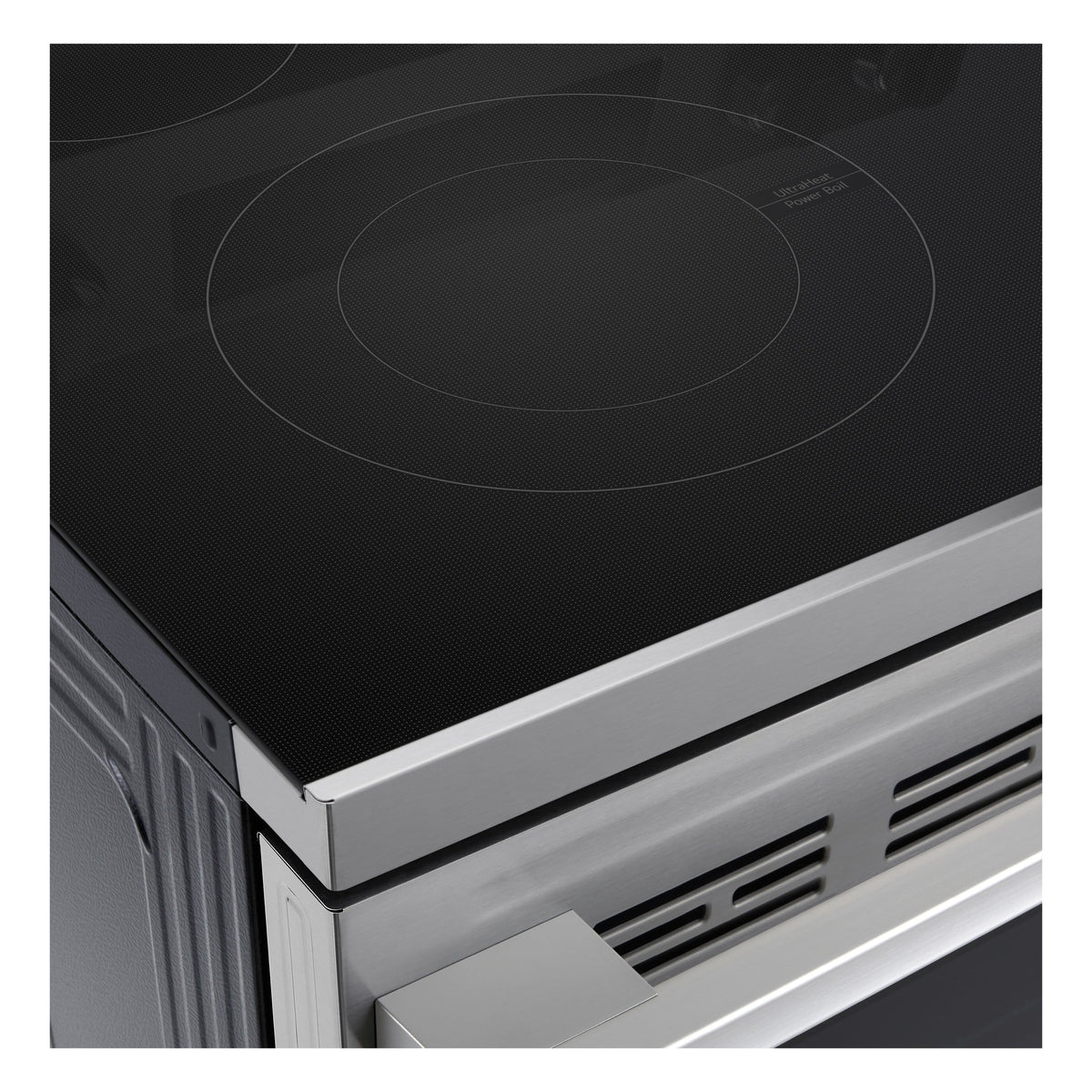 LG - 30-in Wide 6.3 Cu. Ft. Freestanding Electric Convection Smart Range with 4 Elements, Air Fry and WideView Window - Stainless Steel