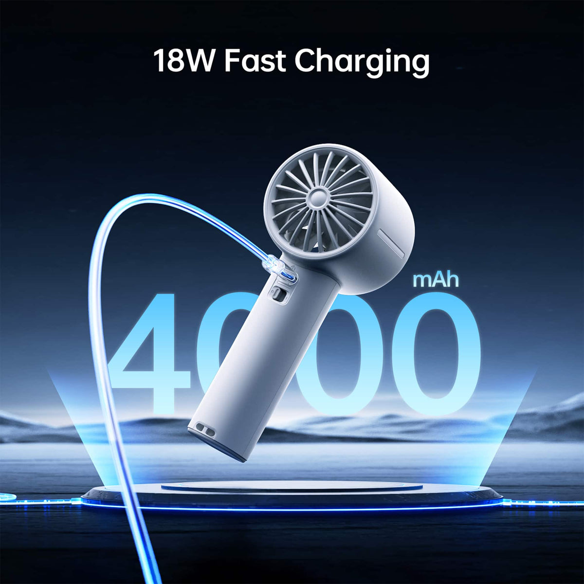 Jisulife - Handheld Fan Life10 - Gray