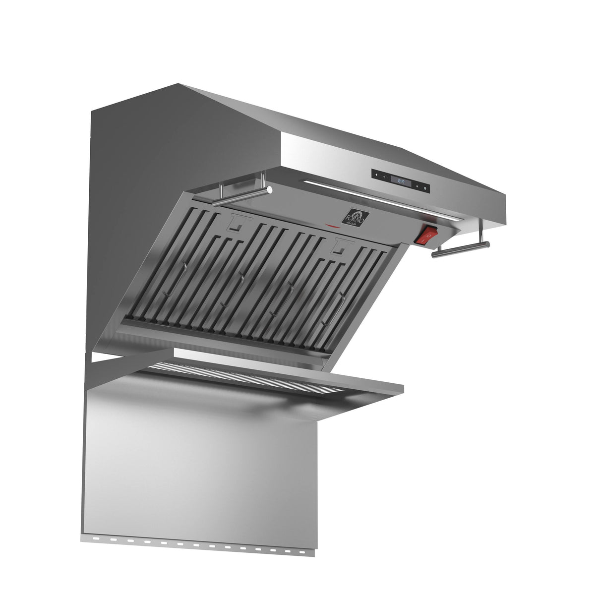 Forno Appliances - 30 inches - Externally Vented - Wall Range Hood - Silver
