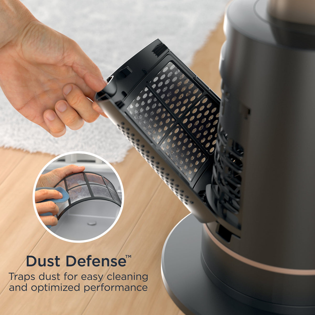 Shark - TurboBlade Ultra-powerful Bladeless Tower Fan - Charcoal