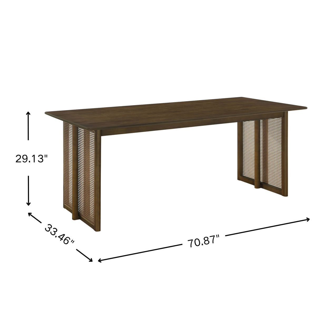 Juego de comedor, 1 mesa y 2 bancos