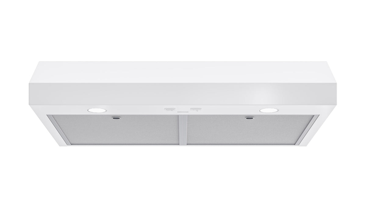 Broan - 36 inches - Convertible - Under cabinet Range Hood - White