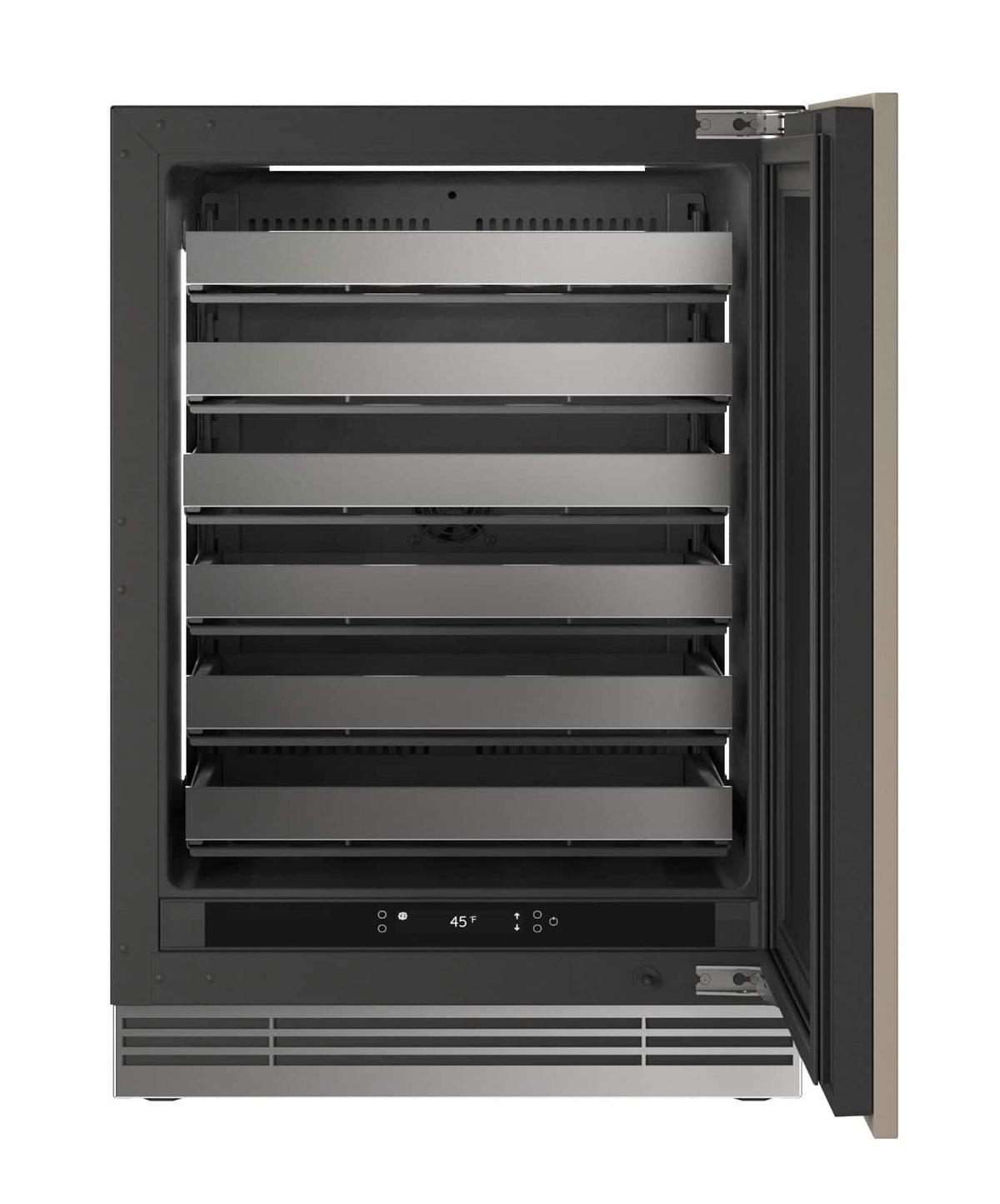 U-Line - 24"W. 5.1 Cu.Ft. Built-In Wine Refrigerator - Panel Ready - Custom Panel Ready