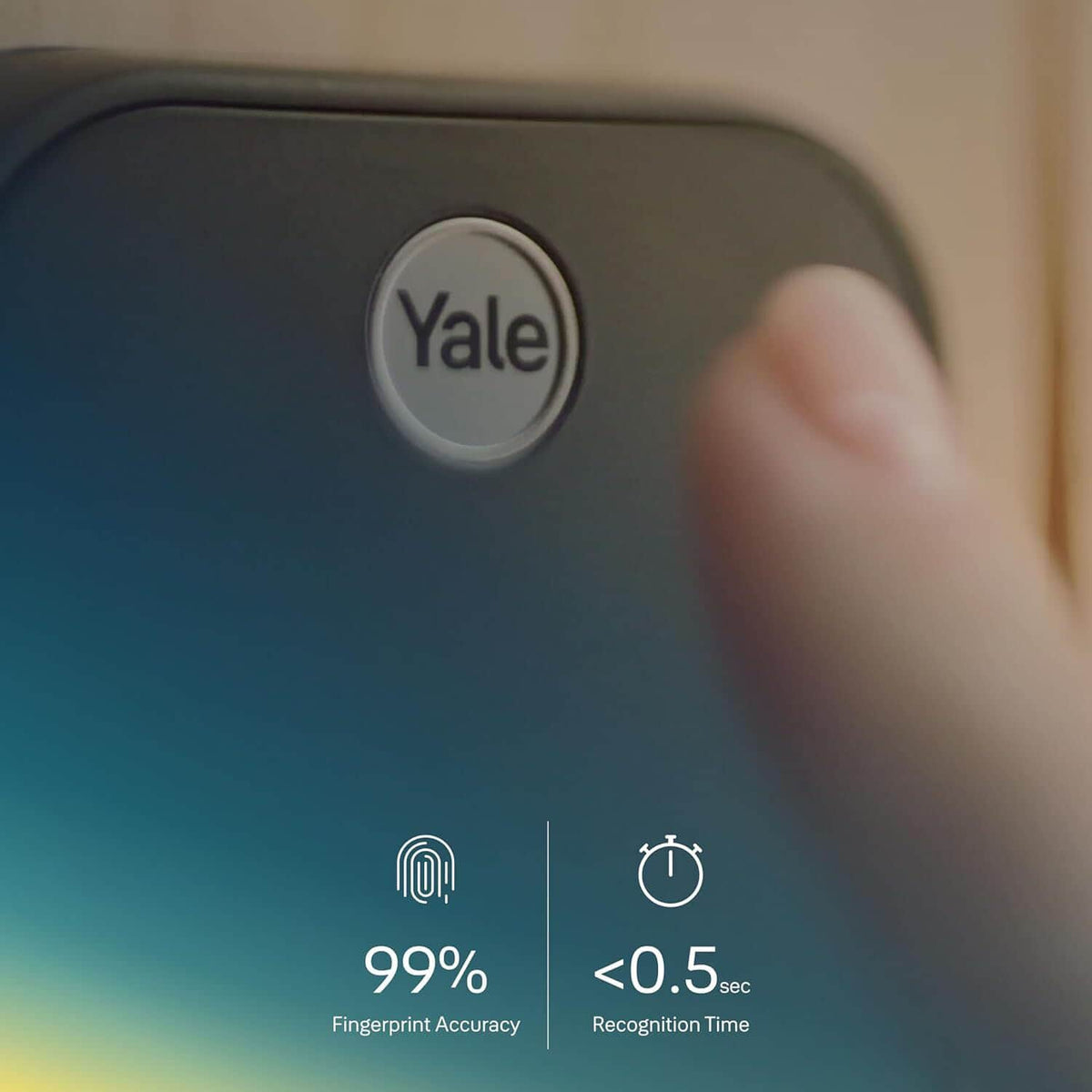 Yale - Assure Lock 2 Smart Lock Touch Key-Free Keypad with Bluetooth - Black Suede