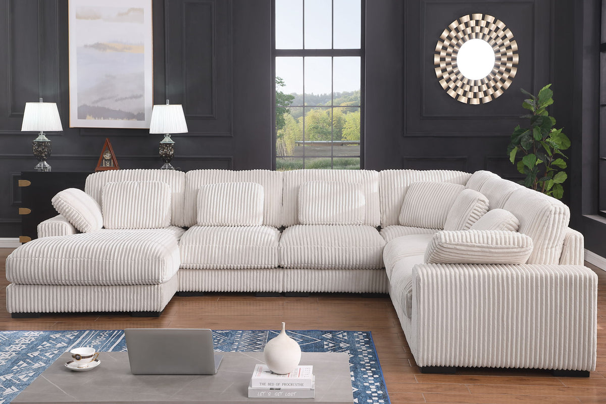Nadine - Modular Corner Sectional Sofa With Left Facing Chaise