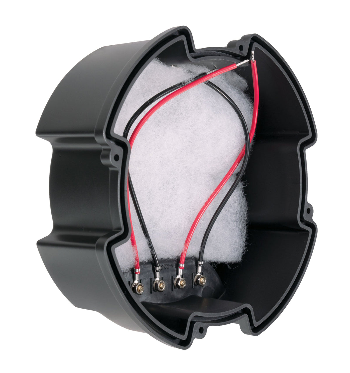 Sonance - MEDIUM ROUND RETRO ENCLOSURE - MAG Series Retrofit Enclosure for 6.5" In Ceiling Speakers (Pair) - Black