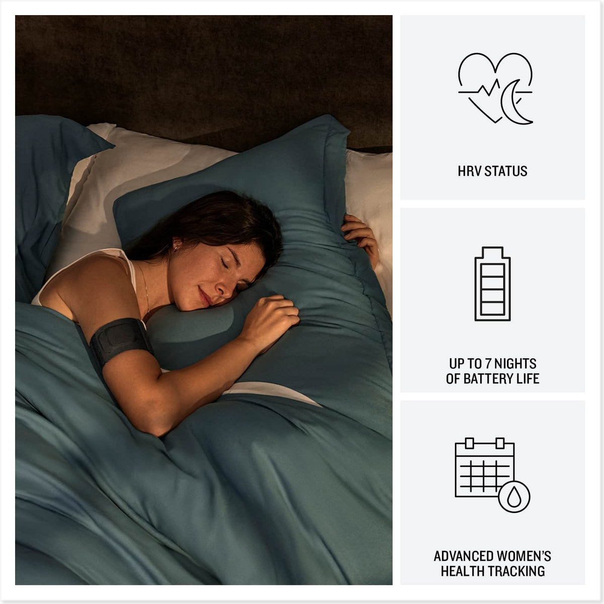 Garmin - Index Sleep Monitor Size: S/M - Black - (2025)