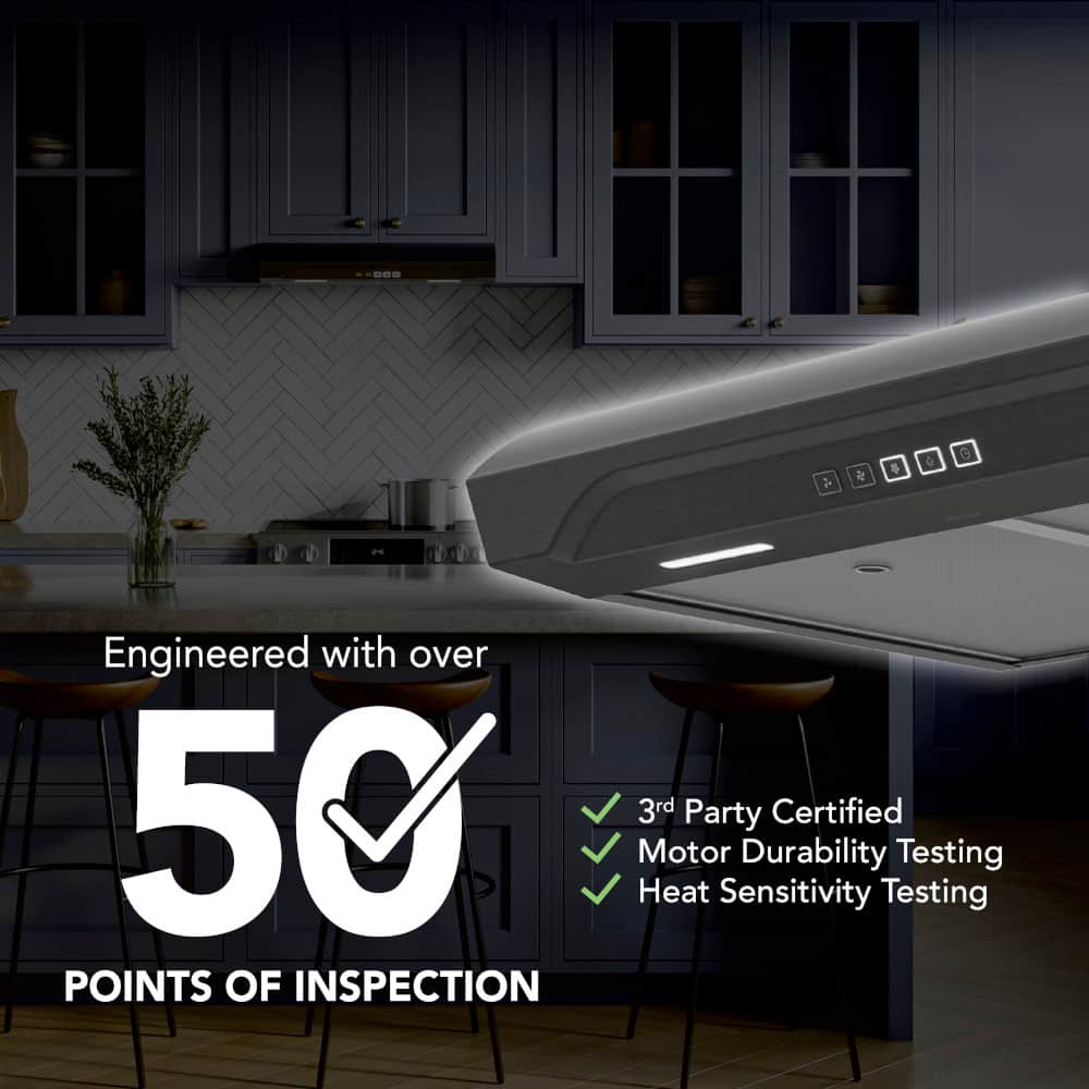 Broan - 30 inches - Convertible - Under cabinet Range Hood - Stainless Steel