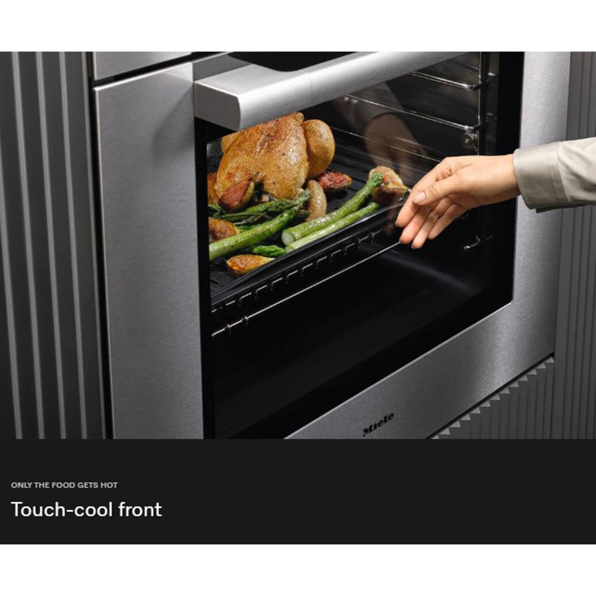 Miele - H7280 BP 30" VitroLine DirectSensor S Convection Oven 4.59 cu ft - Obsidian Black