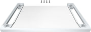 Stacking Kit with Pull Out Shelf for Bosch WQB245B0UC Electric Dryer - White